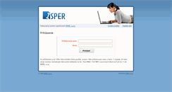 Desktop Screenshot of moj.isper.sk