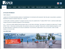Tablet Screenshot of isper.sk